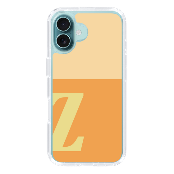 Slim Protection Case［ オリジナル - initial two tone - Z orange ］