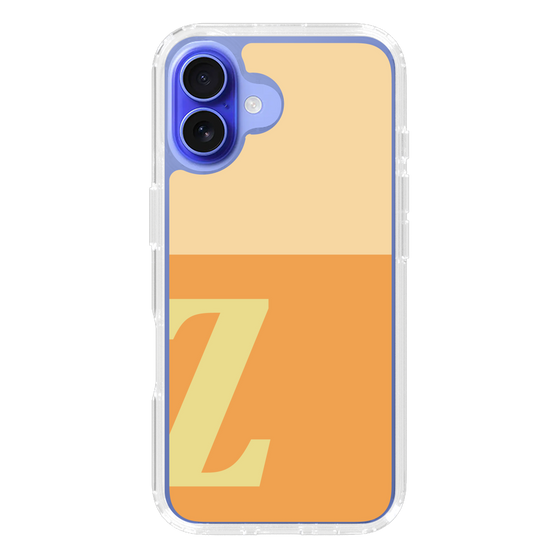 Slim Protection Case［ オリジナル - initial two tone - Z orange ］