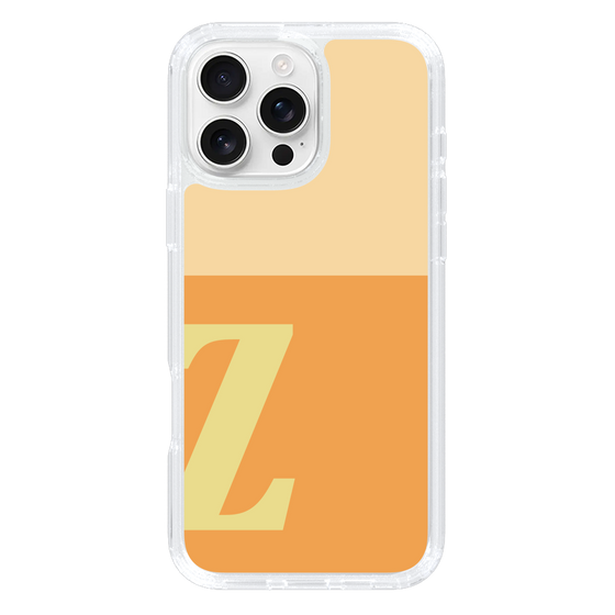 Slim Protection Case［ オリジナル - initial two tone - Z orange ］