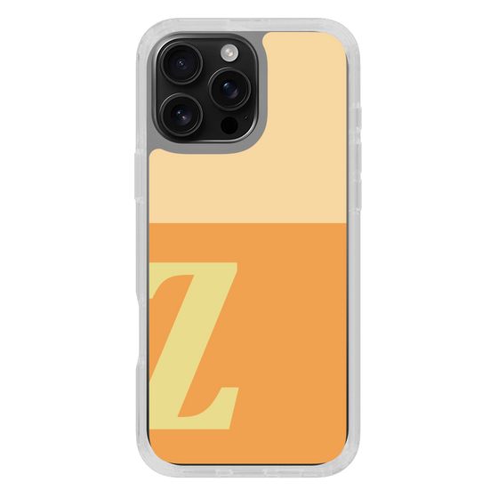 Slim Protection Case［ オリジナル - initial two tone - Z orange ］