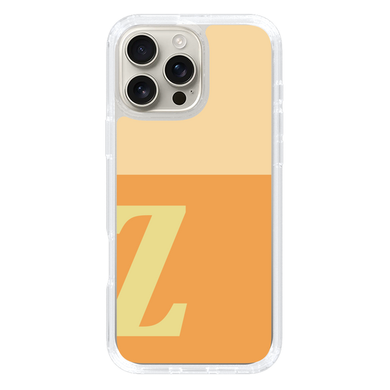 Slim Protection Case［ オリジナル - initial two tone - Z orange ］