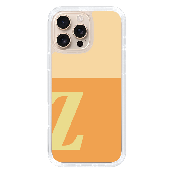 Slim Protection Case［ オリジナル - initial two tone - Z orange ］
