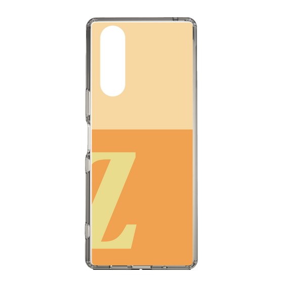 Slim Protection Case［ Original - initial two tone - Z orange ］