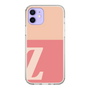 Slim Protection Case［ Original - initial two tone - Z pink ］