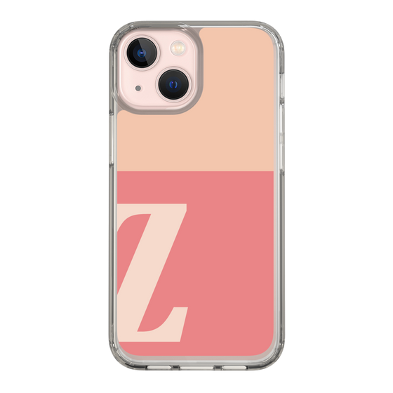 Slim Protection Case［ Original - initial two tone - Z pink ］