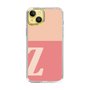 Slim Protection Case［ Original - initial two tone - Z pink ］