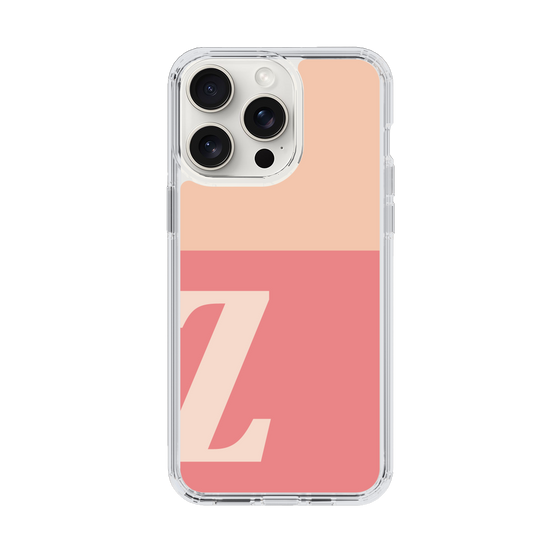 Slim Protection Case［ Original - initial two tone - Z pink ］
