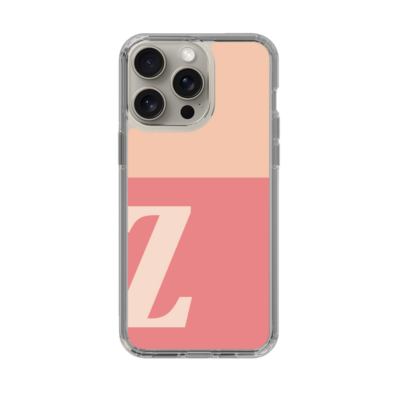 Slim Protection Case［ Original - initial two tone - Z pink ］