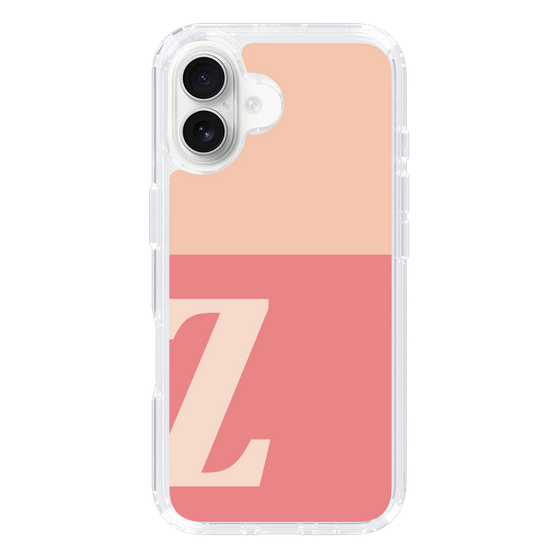 Slim Protection Case［ オリジナル - initial two tone - Z pink ］