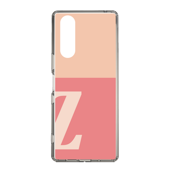 Slim Protection Case［ Original - initial two tone - Z pink ］