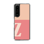 Slim Protection Case［ Original - initial two tone - Z pink ］