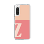Slim Protection Case［ Original - initial two tone - Z pink ］