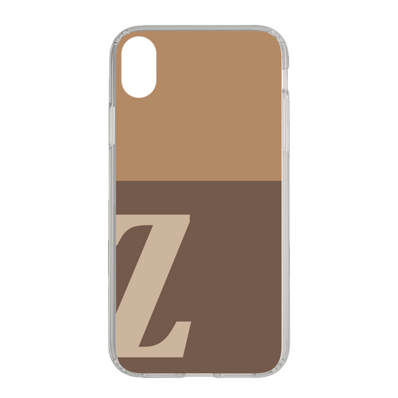 Slim Protection Case［ Original - initial two tone - Z brown ］