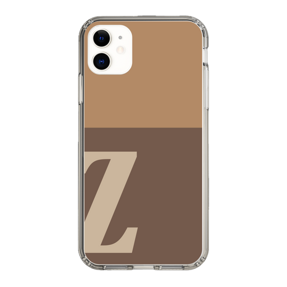 Slim Protection Case［ Original - initial two tone - Z brown ］