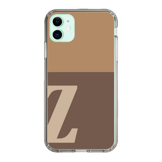 Slim Protection Case［ Original - initial two tone - Z brown ］