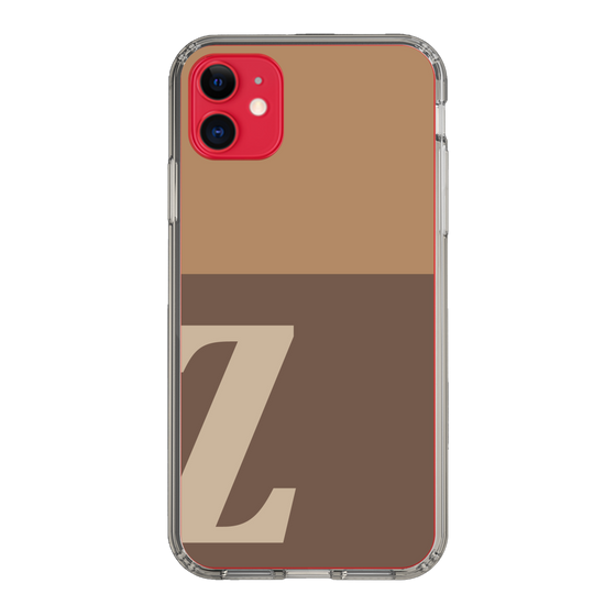 Slim Protection Case［ Original - initial two tone - Z brown ］