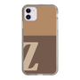 Slim Protection Case［ Original - initial two tone - Z brown ］