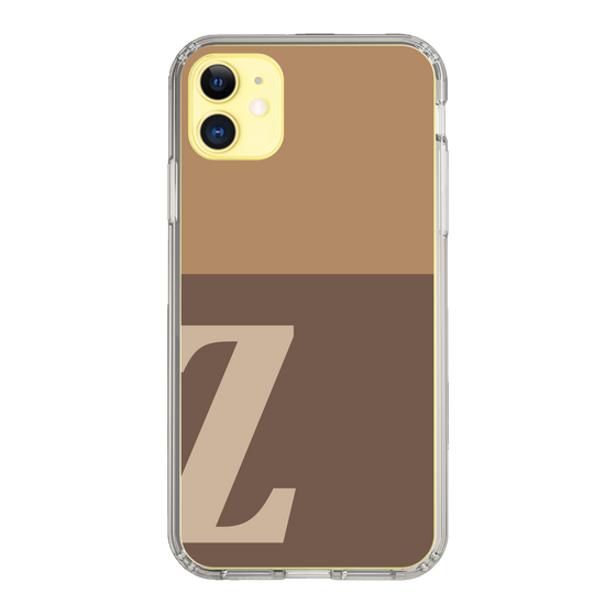 Slim Protection Case［ Original - initial two tone - Z brown ］