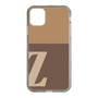Slim Protection Case［ Original - initial two tone - Z brown ］