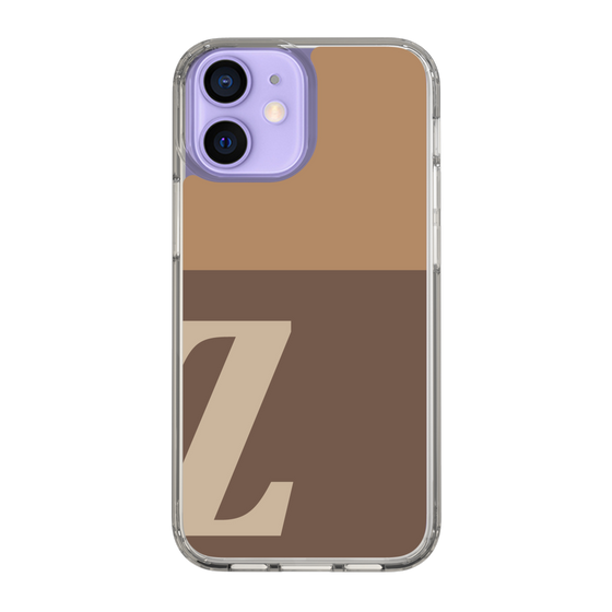 Slim Protection Case［ Original - initial two tone - Z brown ］