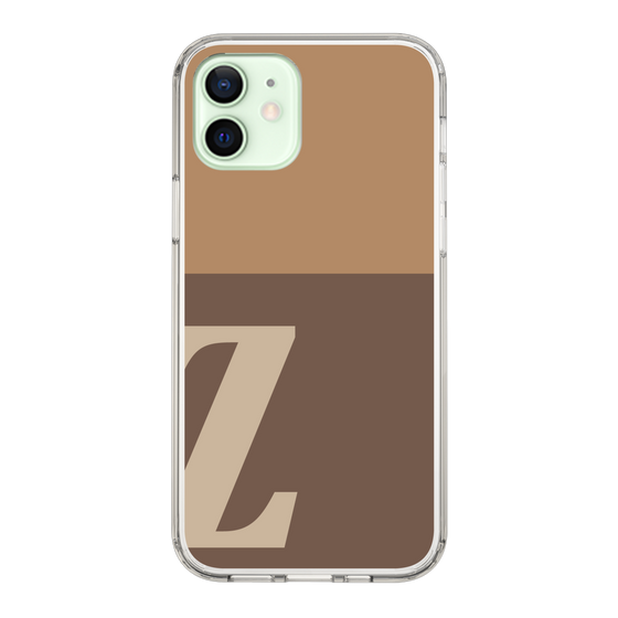 Slim Protection Case［ Original - initial two tone - Z brown ］