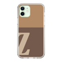 Slim Protection Case［ Original - initial two tone - Z brown ］