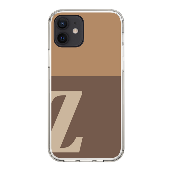 Slim Protection Case［ Original - initial two tone - Z brown ］