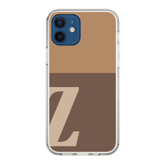 Slim Protection Case［ Original - initial two tone - Z brown ］