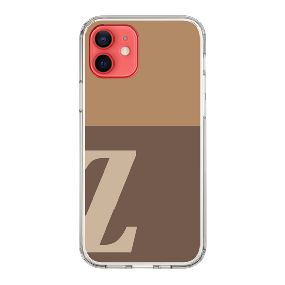 Slim Protection Case［ Original - initial two tone - Z brown ］