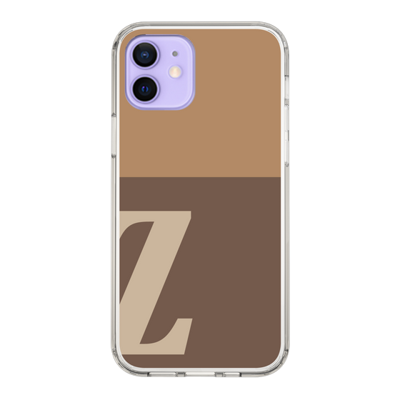 Slim Protection Case［ Original - initial two tone - Z brown ］
