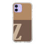 Slim Protection Case［ Original - initial two tone - Z brown ］