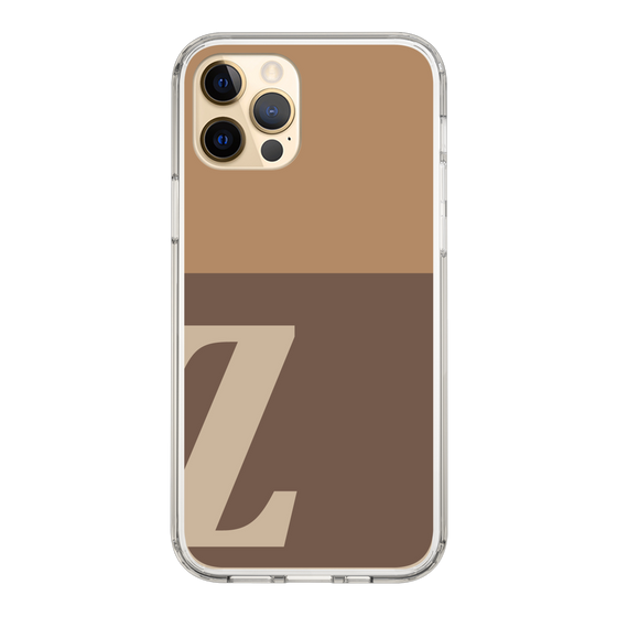 Slim Protection Case［ Original - initial two tone - Z brown ］