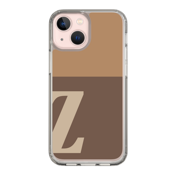 Slim Protection Case［ Original - initial two tone - Z brown ］
