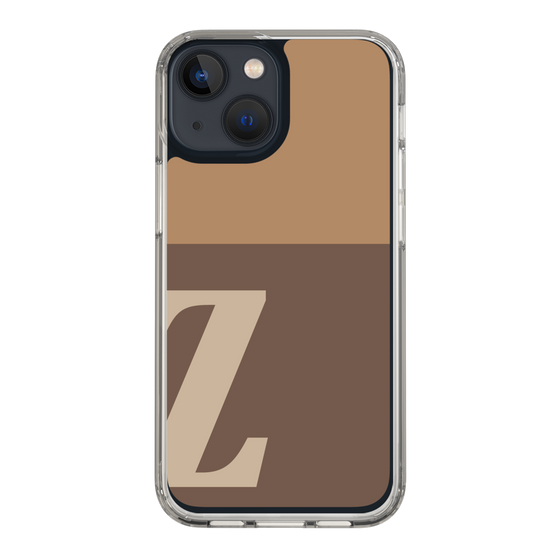 Slim Protection Case［ Original - initial two tone - Z brown ］