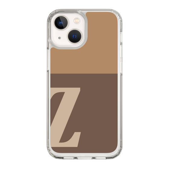 Slim Protection Case［ Original - initial two tone - Z brown ］