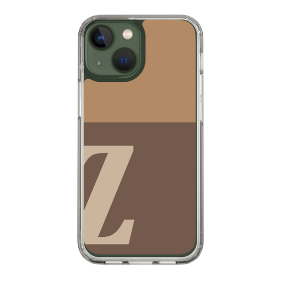 Slim Protection Case［ Original - initial two tone - Z brown ］