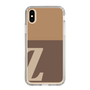 Slim Protection Case［ Original - initial two tone - Z brown ］