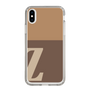 Slim Protection Case［ Original - initial two tone - Z brown ］