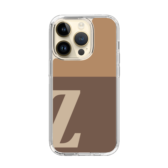 Slim Protection Case［ Original - initial two tone - Z brown ］