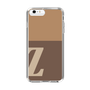 Slim Protection Case［ Original - initial two tone - Z brown ］