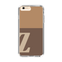 Slim Protection Case［ Original - initial two tone - Z brown ］