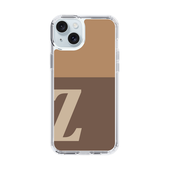 Slim Protection Case［ Original - initial two tone - Z brown ］