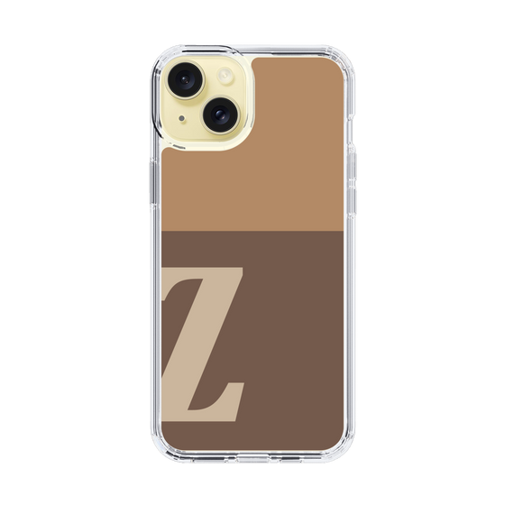 Slim Protection Case［ Original - initial two tone - Z brown ］