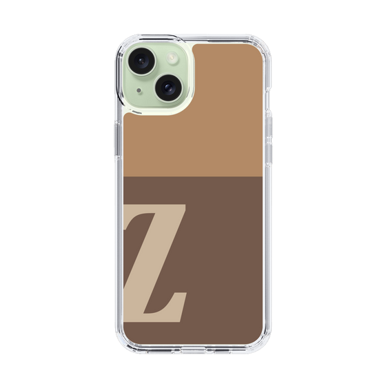 Slim Protection Case［ Original - initial two tone - Z brown ］