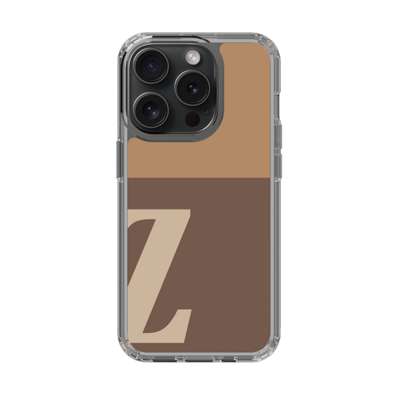 Slim Protection Case［ Original - initial two tone - Z brown ］