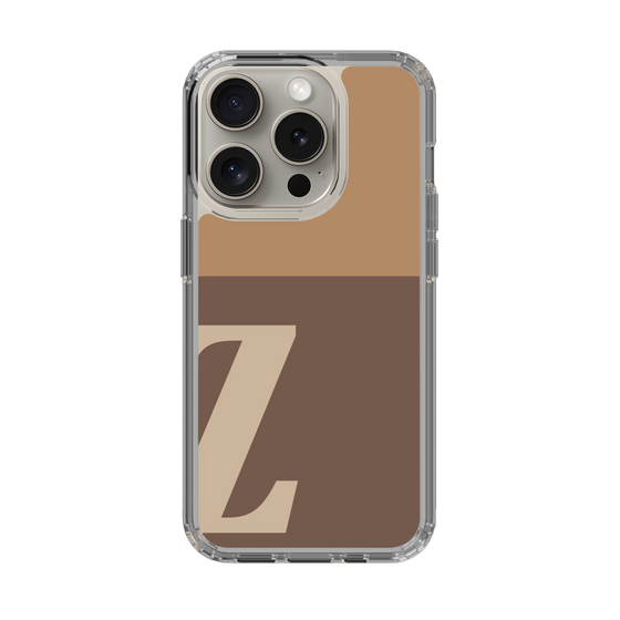 Slim Protection Case［ Original - initial two tone - Z brown ］