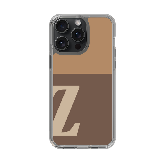 Slim Protection Case［ Original - initial two tone - Z brown ］