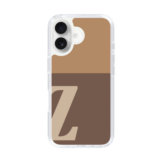 Slim Protection Case［ オリジナル - initial two tone - Z brown ］