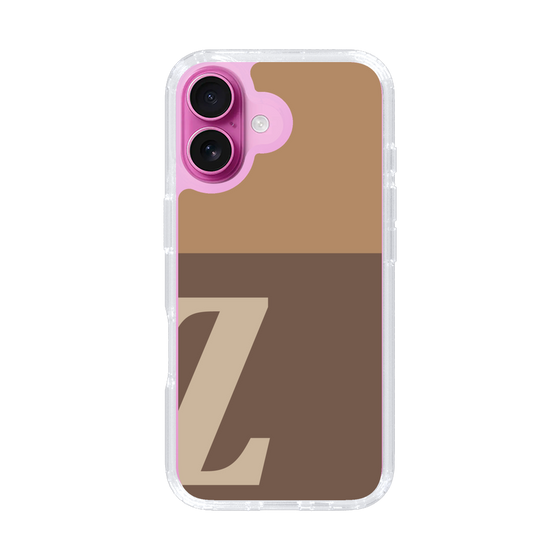 Slim Protection Case［ オリジナル - initial two tone - Z brown ］