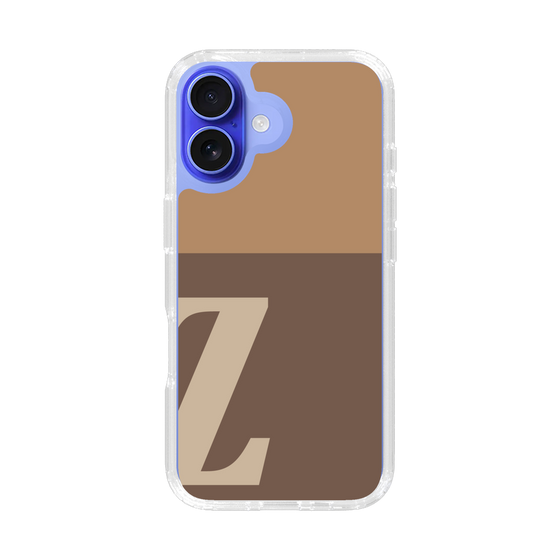 Slim Protection Case［ オリジナル - initial two tone - Z brown ］